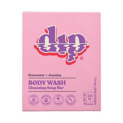 Dip Body Wash Cleansing Soap Bar - Rosewater &amp; Jasmine