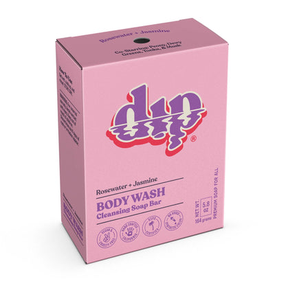 Dip Body Wash Cleansing Soap Bar - Rosewater &amp; Jasmine