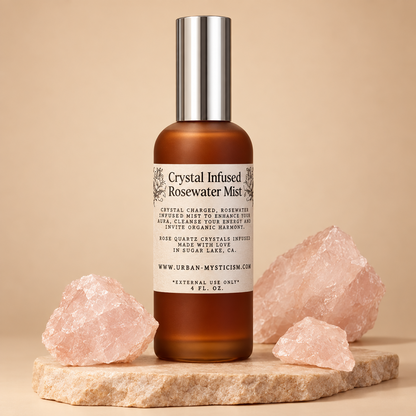 Crystal Infused Rosewater Mist