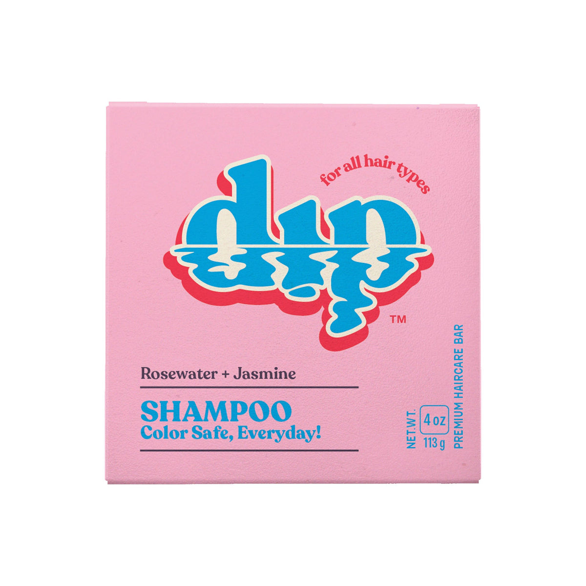 Dip Shampoo Bar: Color Safe, Everyday- Rosewater &amp; Jasmine