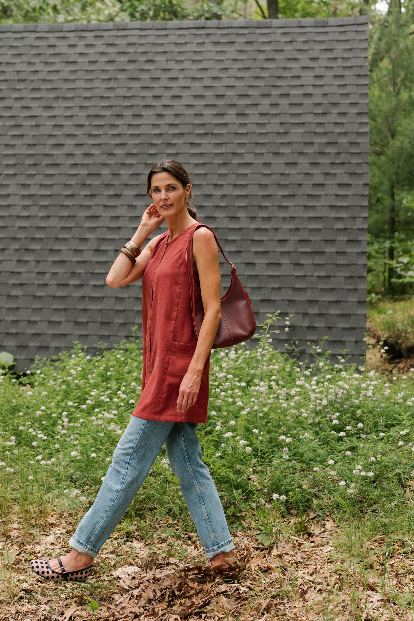 Snap Smock in Paprika