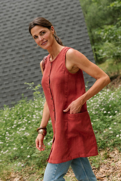 Snap Smock in Paprika