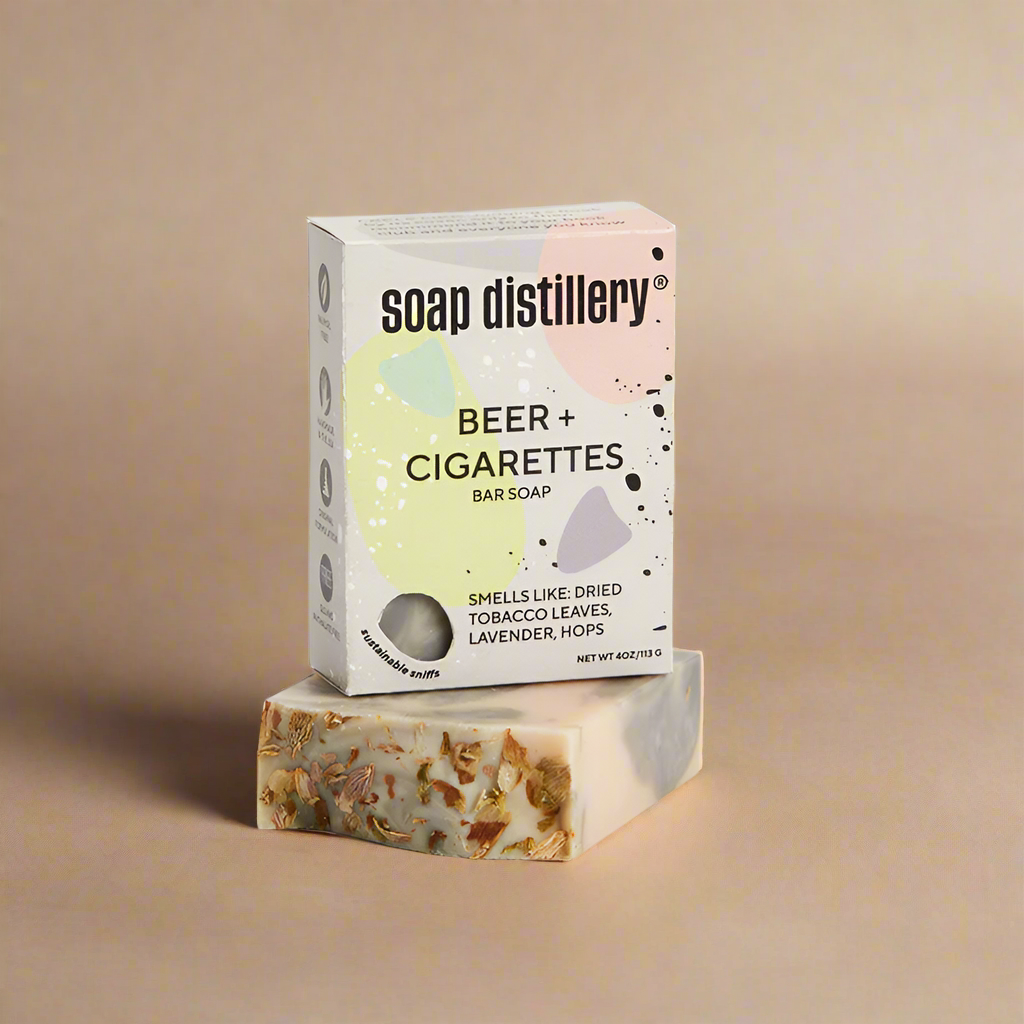 Beer + Cigarettes Bar Soap - My American Goods