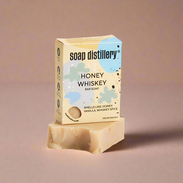 Honey Whiskey Bar Soap - My American Goods