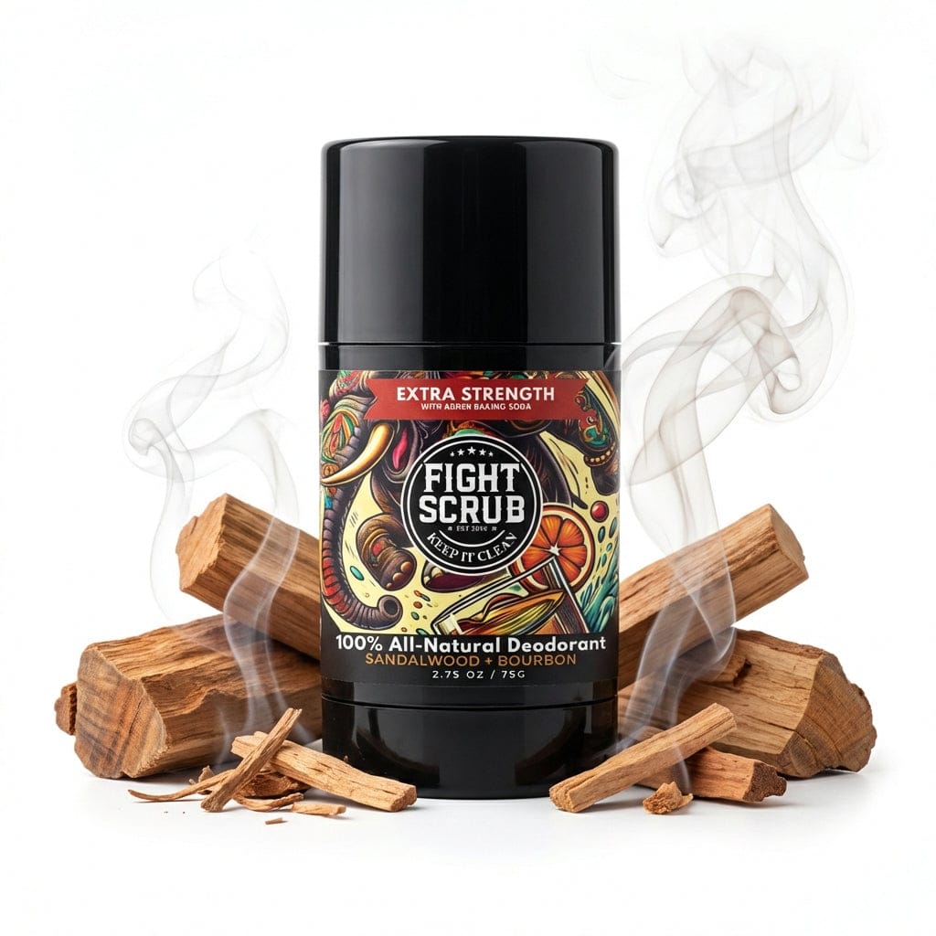 Fight Scrub Sandalwood + Bourbon Extra Strength Deodorant