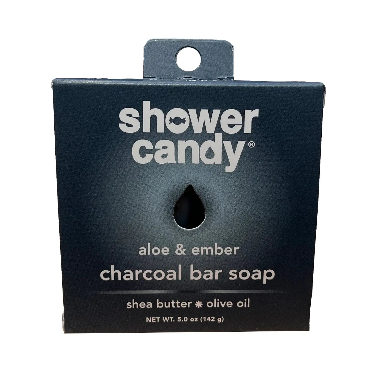 SHOWER CANDY Aloe &amp; Ember Charcoal Bar Soap