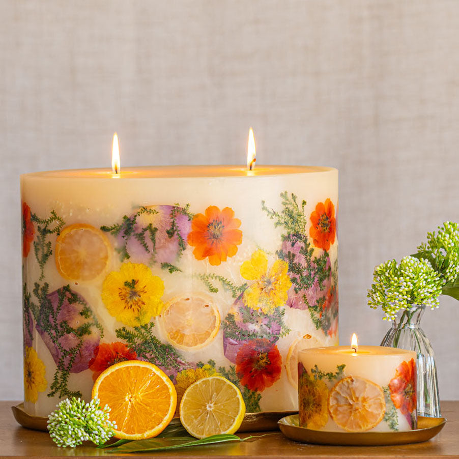Centerpiece Botanical Candle - Sugared Citrus