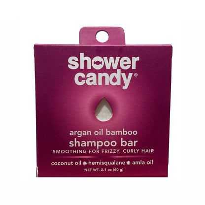Argan Oil Bamboo Shampoo Bar for Curly Hair | Shower Candy
