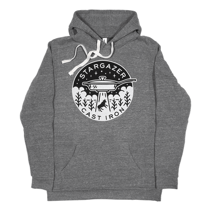 Stargazer Cast Iron Merch Gray / S Skillet UFO Slim Hoodie