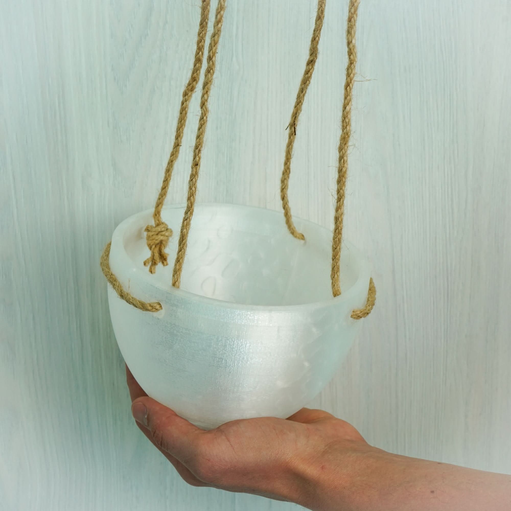Rosebud HomeGoods Hanging Planter Minimalist Hanging Plant Pot with Drainage