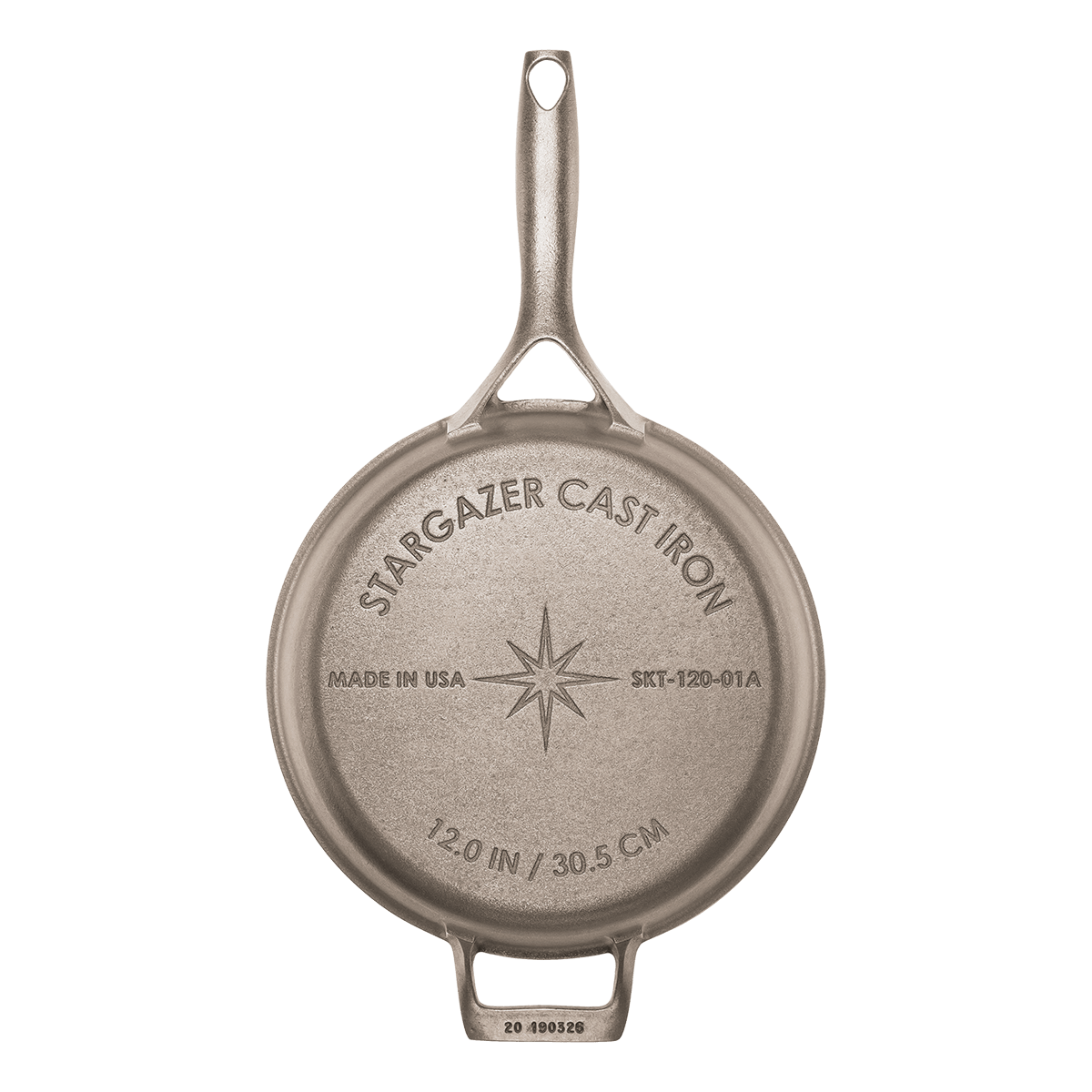 Stargazer Cast Iron Cookware 12-Inch Cast Iron Skillet