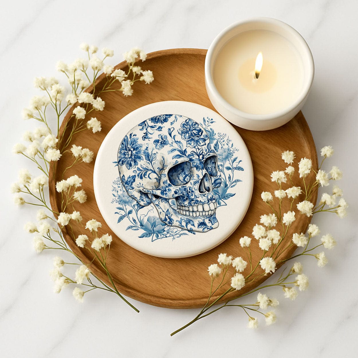 Gia Roma Coaster Chinoiserie Halloween Coasters