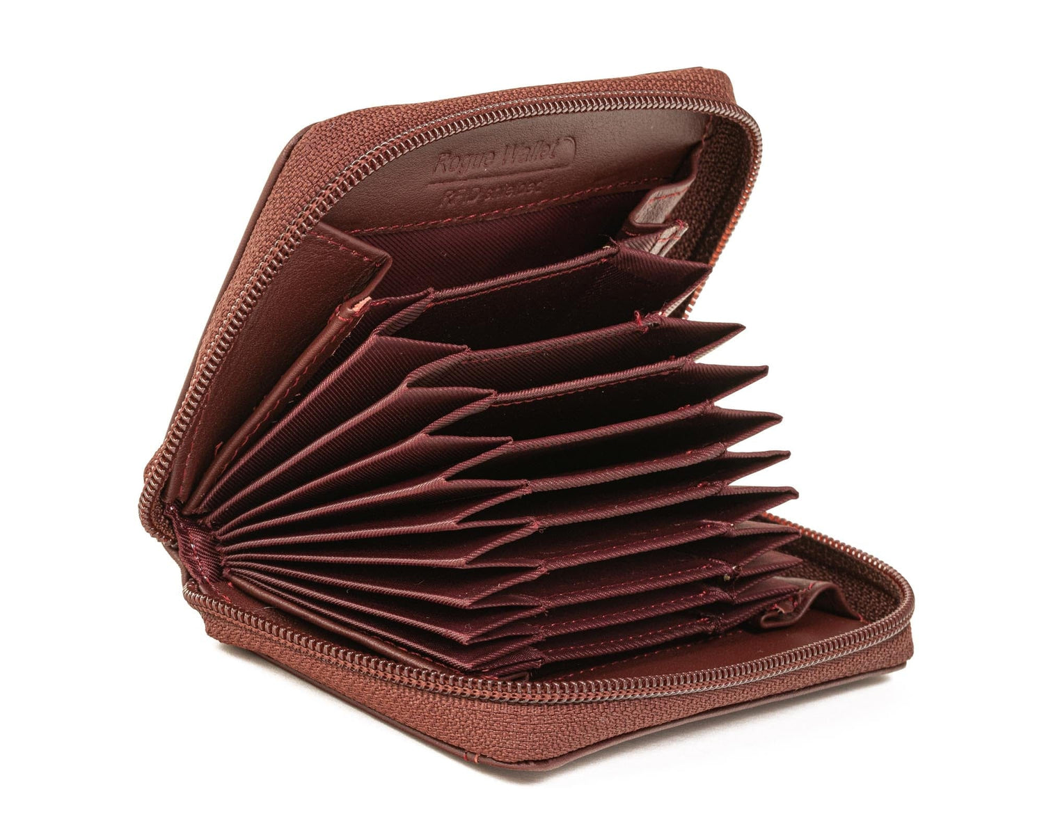 Rogue Industries Wallet Accordion Zip Wallet - RFID Blocking