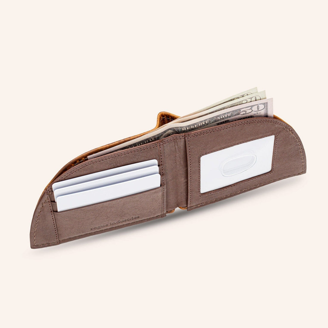 Rogue Industries Wallet American Bison Leather Front Pocket Wallet