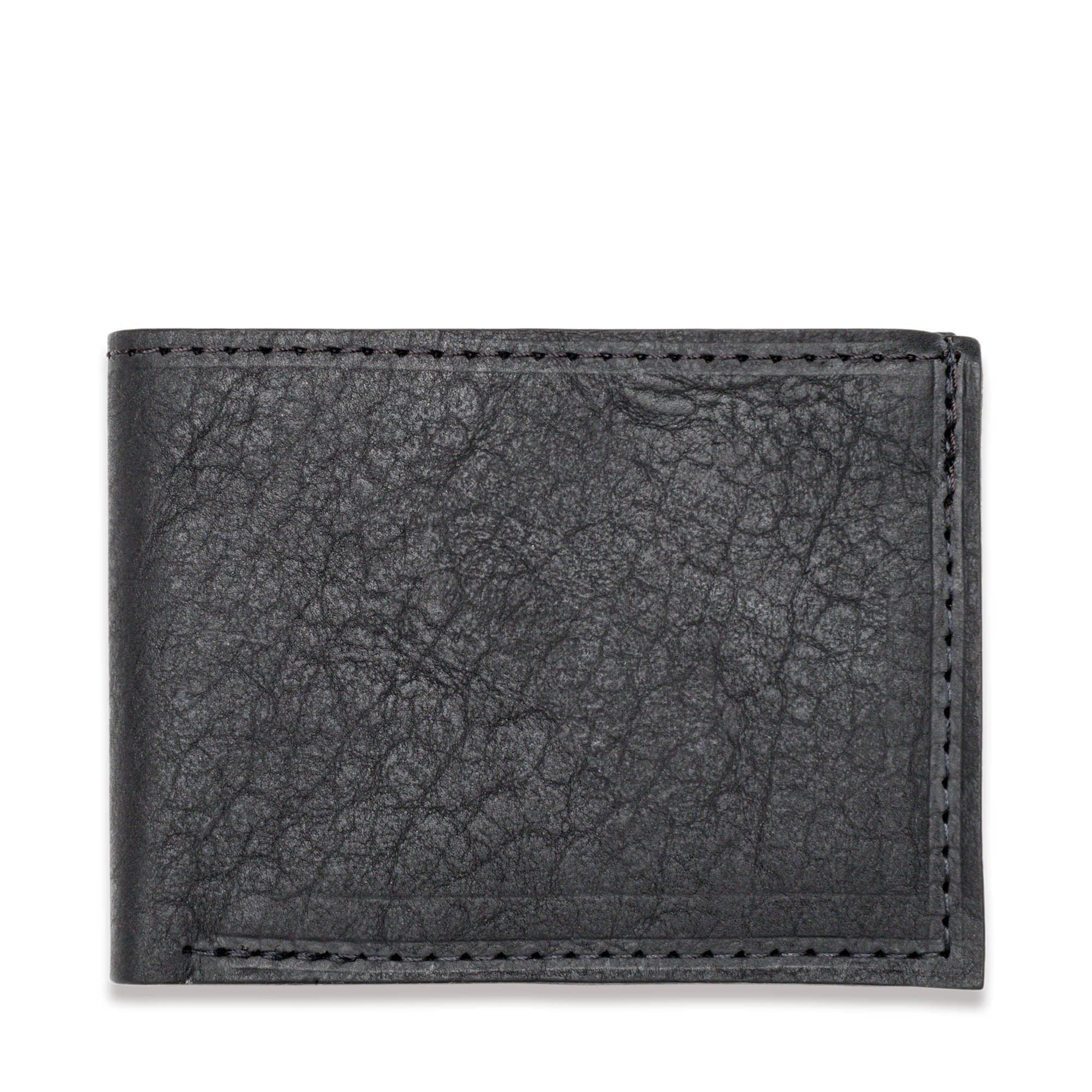 Rogue Industries Wallet Black Bison Heritage Wallet in Bison Leather