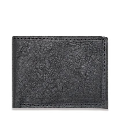 Rogue Industries Wallet Black Bison Heritage Wallet in Bison Leather