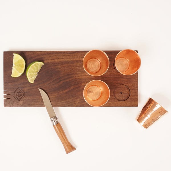Copper Shot and Garnish Board