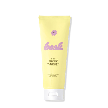 Bask Suncare Reef Safe Sunscreen 50+ Sheer Moisturizing SPF Lotion