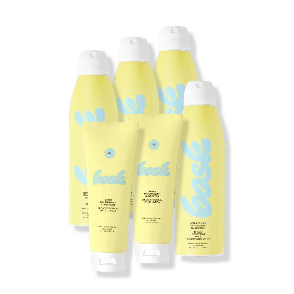 Bask Suncare Reef Safe Sunscreen Six-Pack Bundles