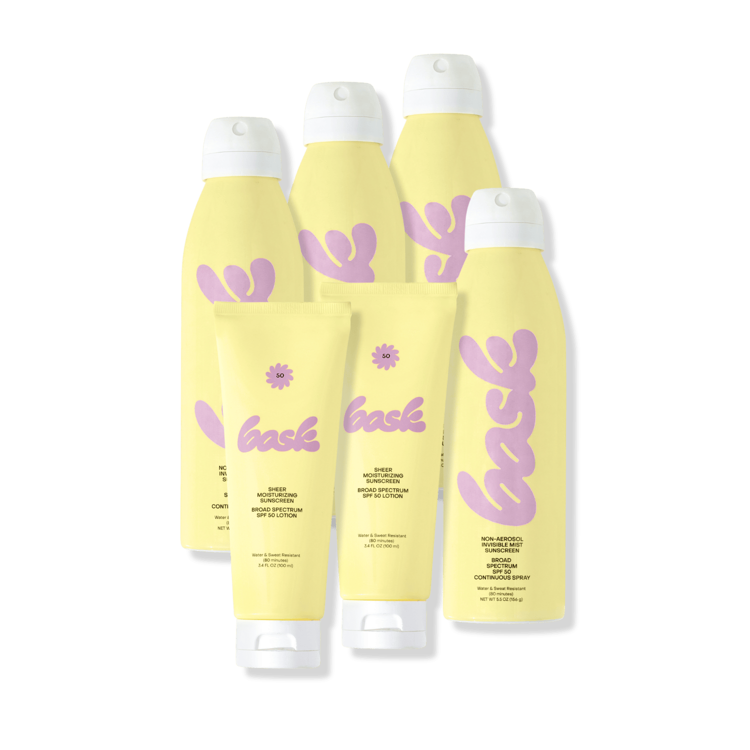 Bask Suncare Reef Safe Sunscreen Six-Pack Bundles