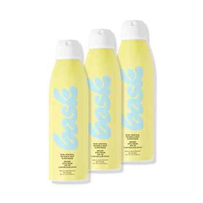 Bask Suncare Reef Safe Sunscreen 30 Non-Aerosol Spray 3-Pack
