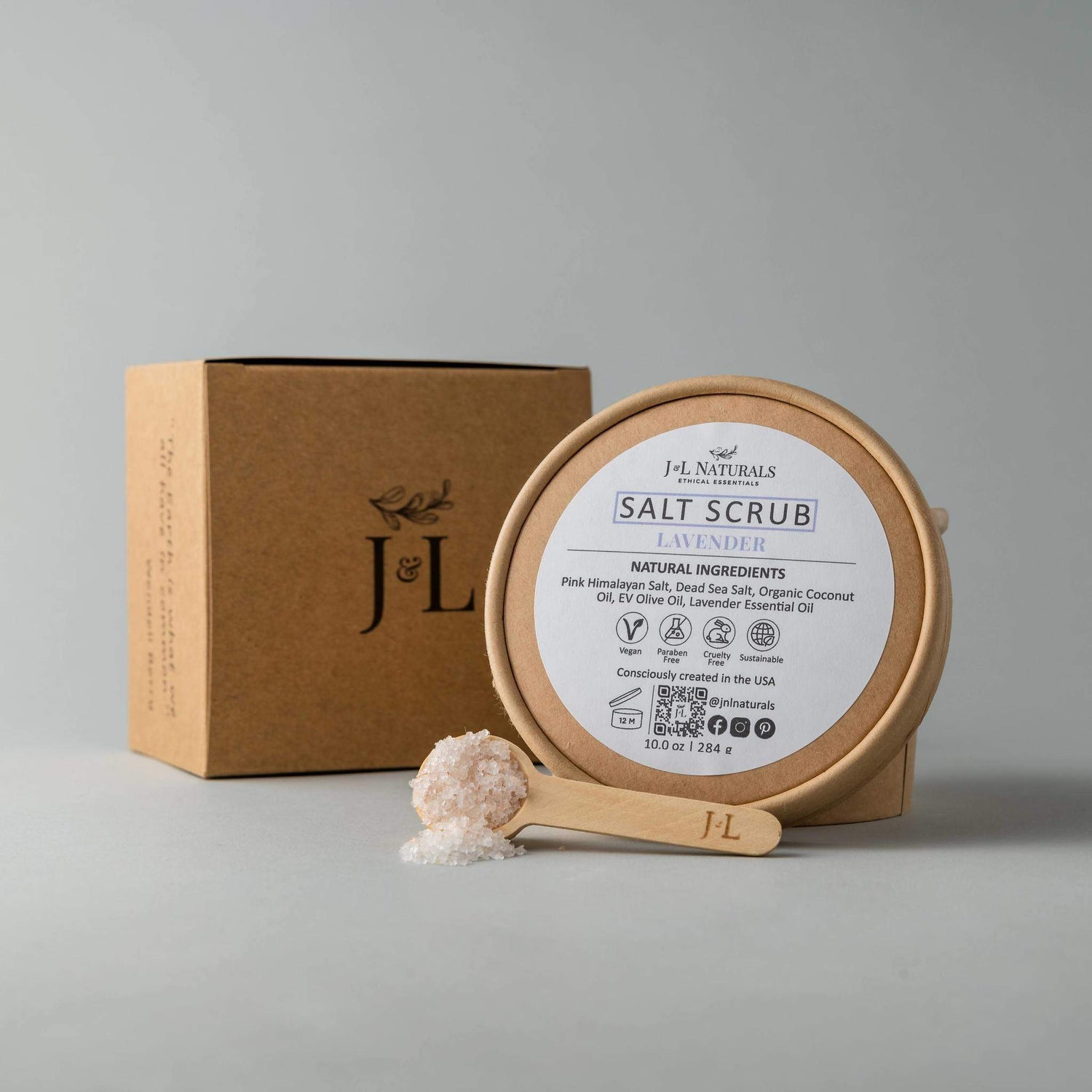 J&amp;L Naturals Salt Scrub Salt Scrub (Multiple Sizes)