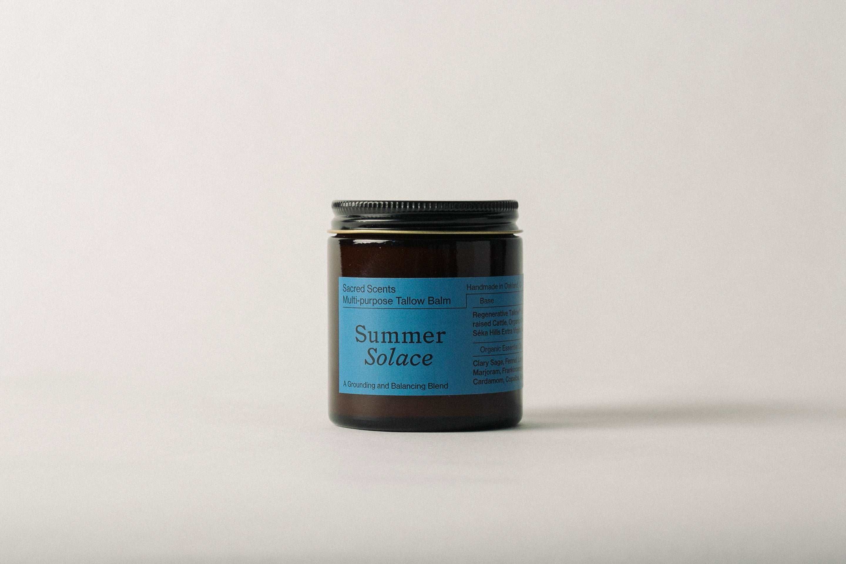 Sacred Scents Spiritual Balm – Clary Sage, Fennel &amp; Tulsi Holy Basil - My American Goods