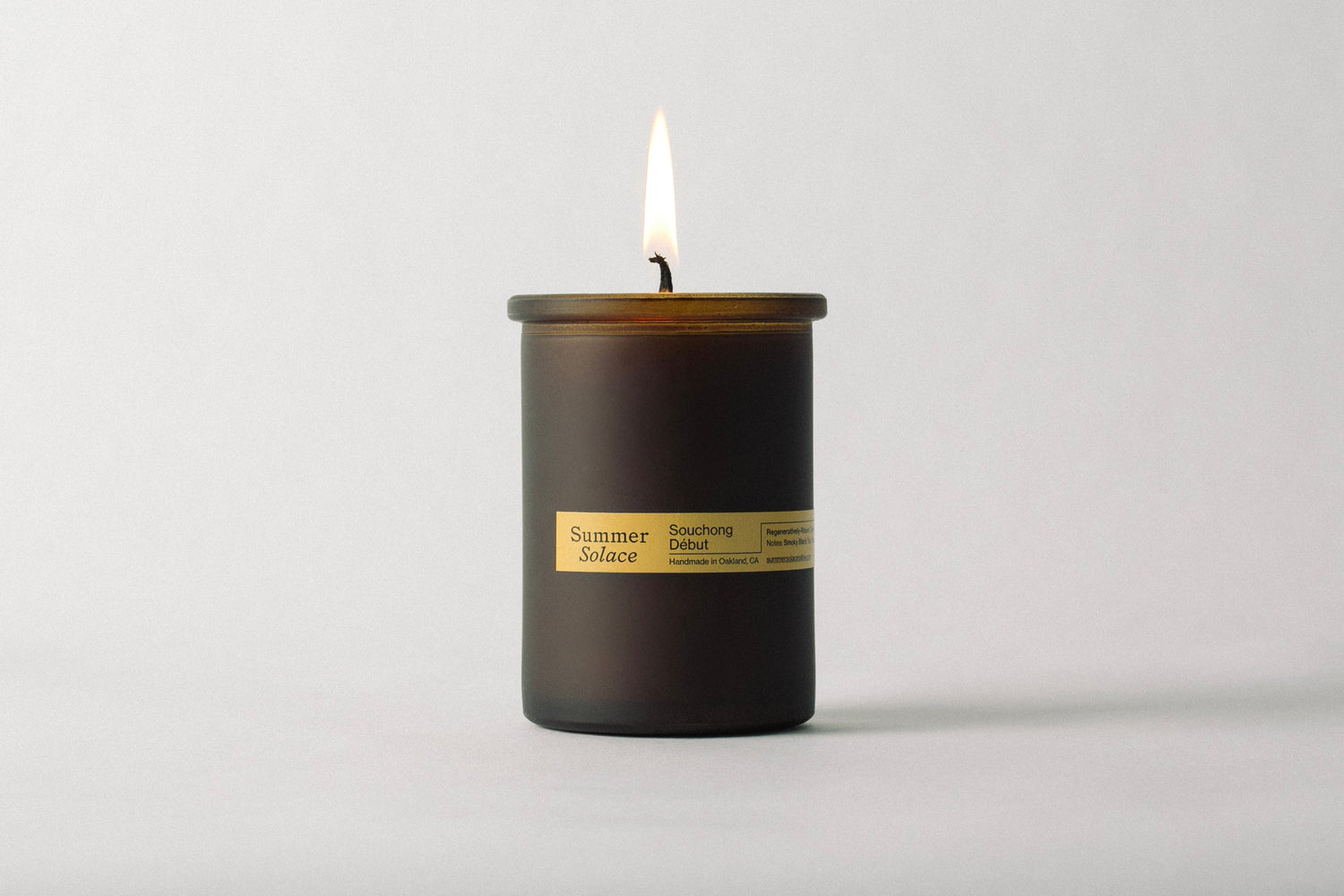 Souchong Debut – Tallow Candle with Black Tea Absolute &amp; Vetiver | 6 oz - My American Goods