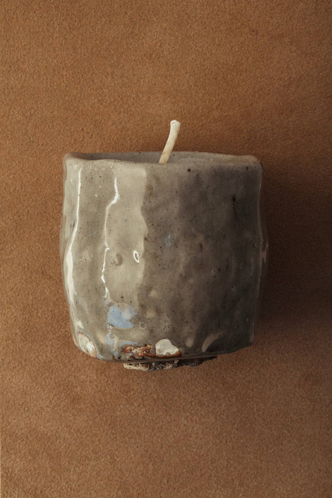 Souchong Debut Earthen Tallow Candle – Fog-Glazed Regional Clay 4 oz - My American Goods