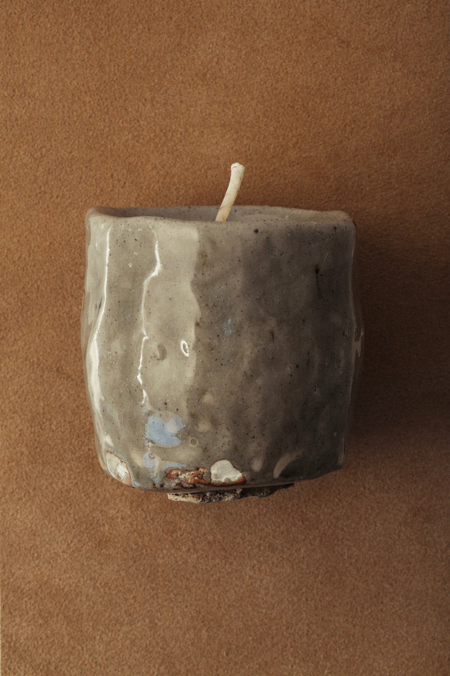 Souchong Debut Earthen Tallow Candle – Fog-Glazed Regional Clay 4 oz - My American Goods