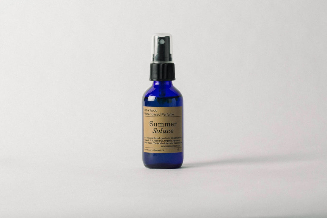 Hiba Wood & Red Cedar Leaf – Grounding Perfume Mist (Water-Based, Updated) - My American Goods