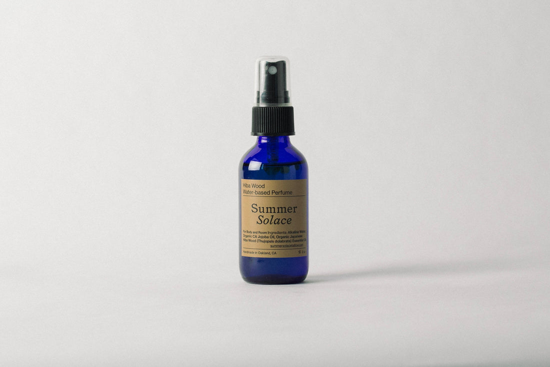 Hiba Wood &amp; Red Cedar Leaf – Grounding Perfume Mist (Water-Based, Updated) - My American Goods