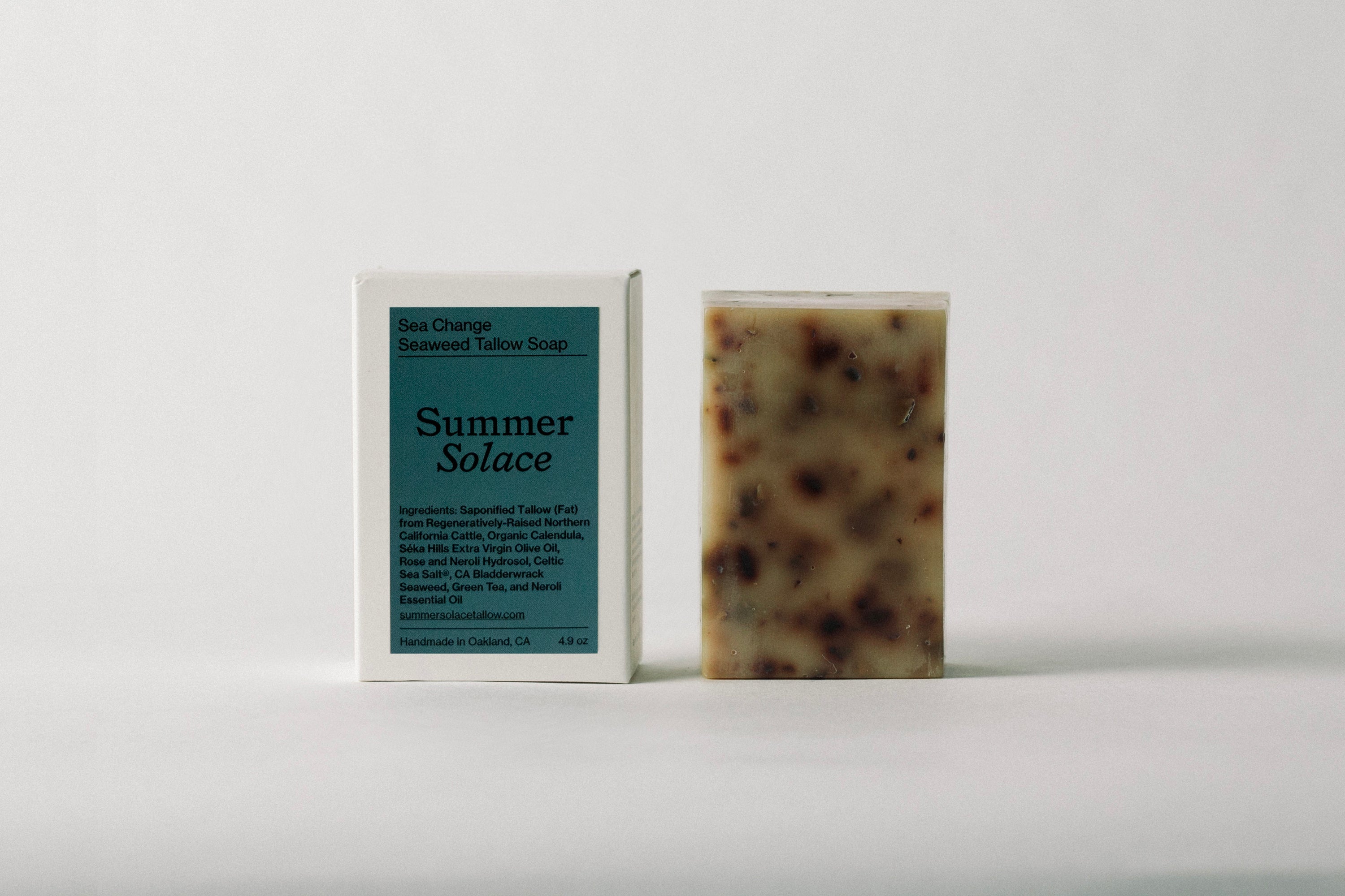 Sea Change Seaweed Bar – Neroli &amp; Bladderwrack for Mineral-Rich Cleansing - My American Goods