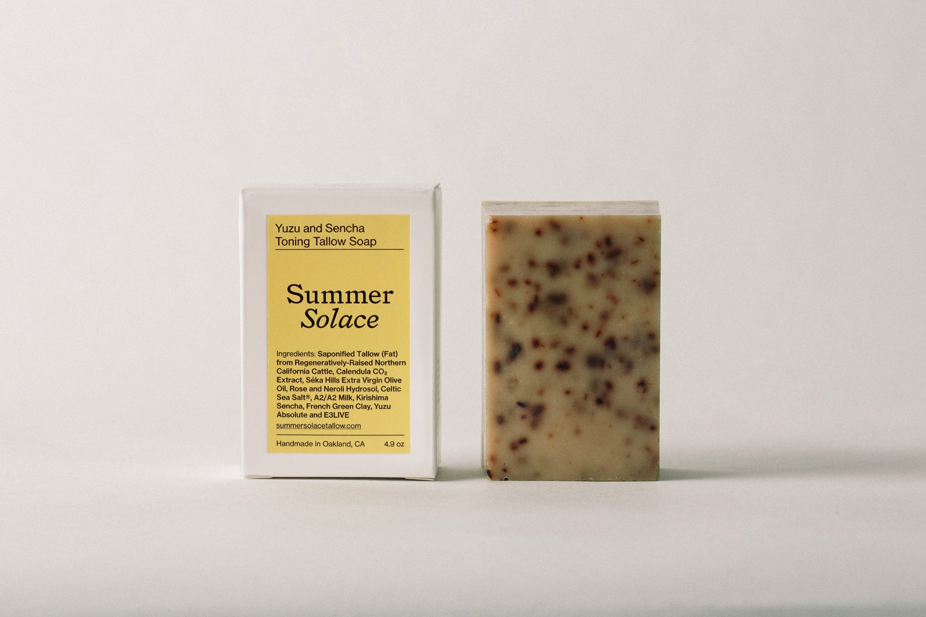 Yuzu &amp; Sencha Soap – Invigorating Toning Bar with E3Live® - My American Goods