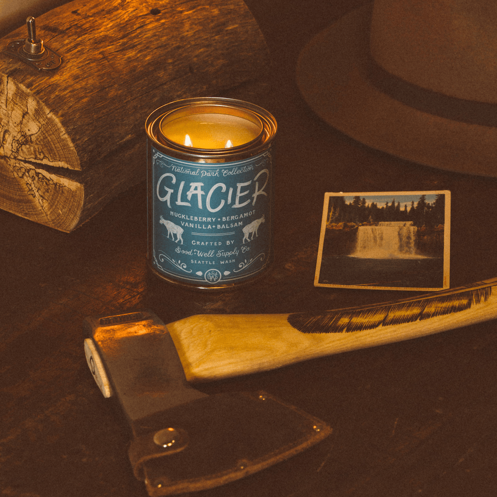 Good &amp; Well Supply Co Candles Glacier National Park Candle