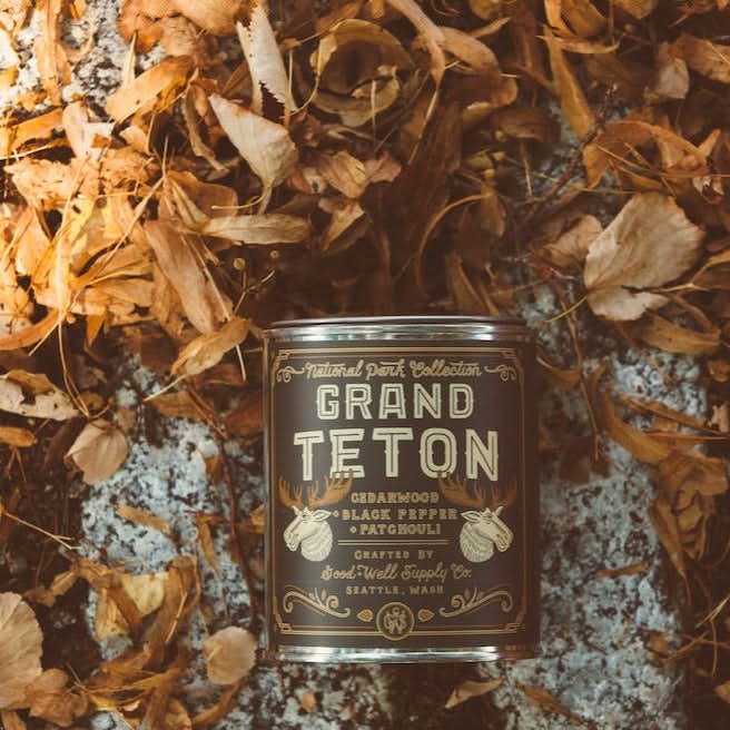 Good &amp; Well Supply Co Candles Grand Teton National Park Candle