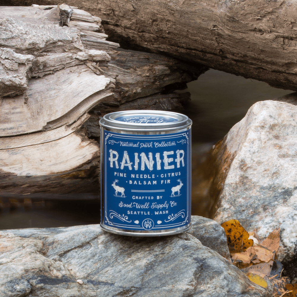 Good &amp; Well Supply Co Candles Rainier National Park Candle