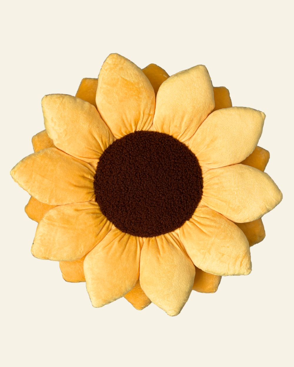 Sunflower Pillow - Golden Yellow
