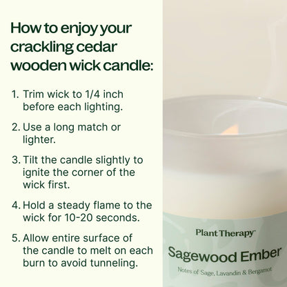 Sagewood Ember Naturally Scented Candle - My American Goods