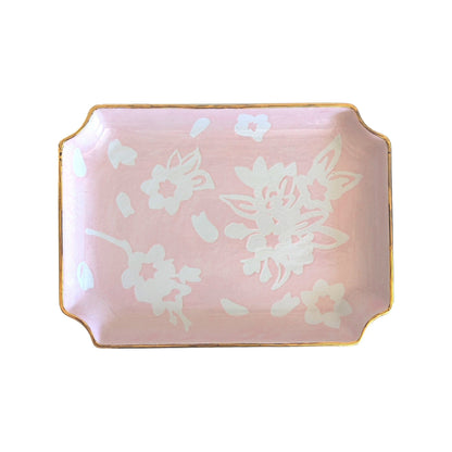 Ruby Clay Company Tray Sakura Trays with 22K Gold Accent