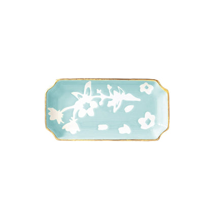 Ruby Clay Company Tray Small / Robins Egg Blue Sakura Trays with 22K Gold Accent