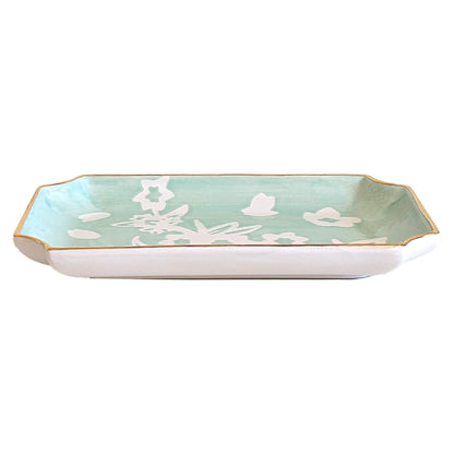 Ruby Clay Company Tray Sakura Trays with 22K Gold Accent