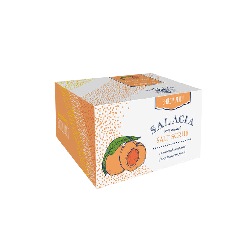 Georgia Peach Sea Salt Hand &amp; Body Scrub 7oz