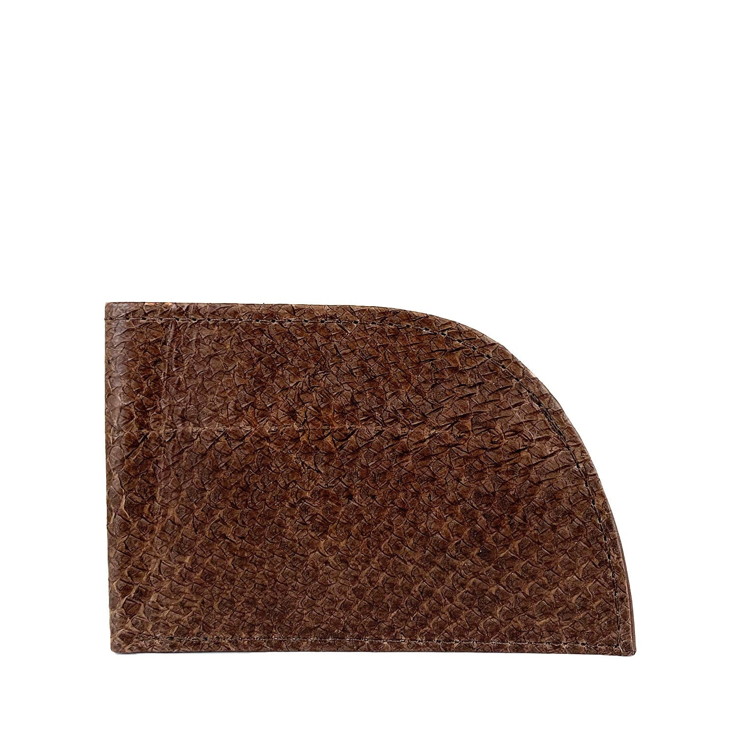 Rogue Industries Wallet Dark Brown Salmon with 3CC slots Rogue Front Pocket Wallet in Salmon Leather