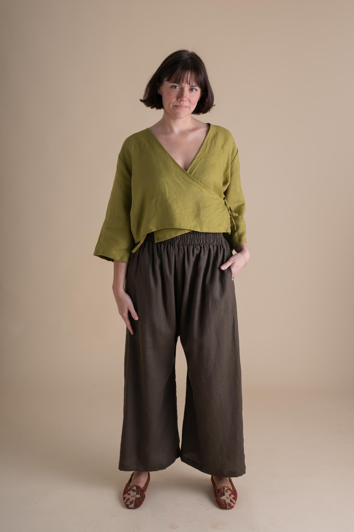 Artemis Top in Avocado