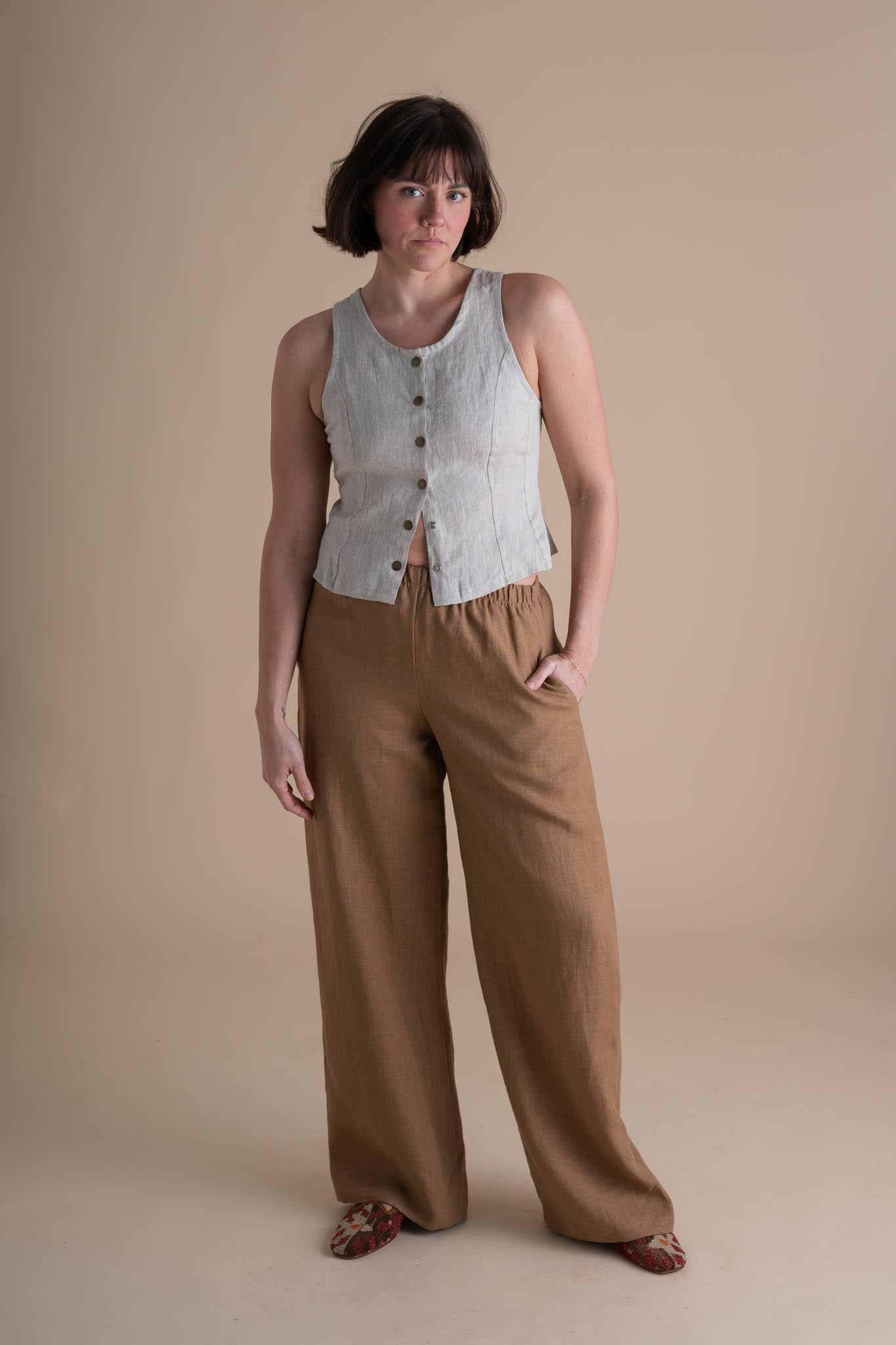 Katherine Vest in Sand Dollar