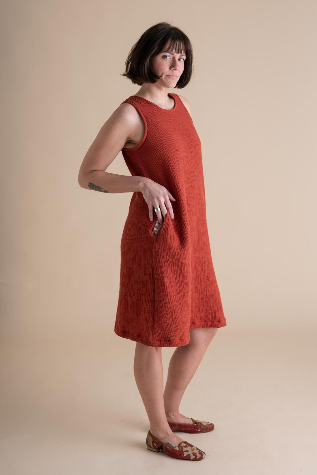 Field Dress in Saffron