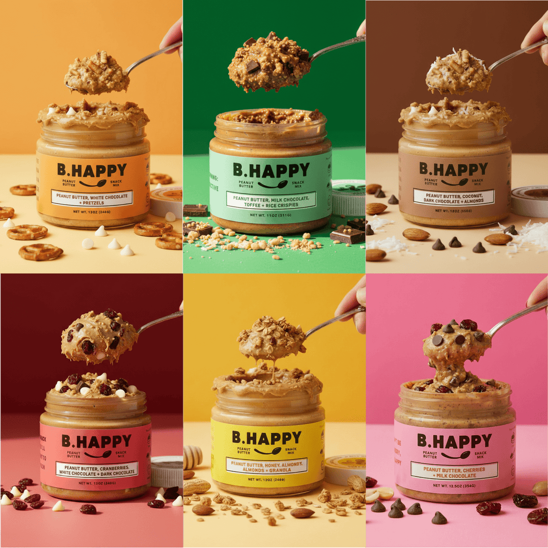 B. Happy Peanut Butter Peanut Butter B. Happy! Sampler Pack