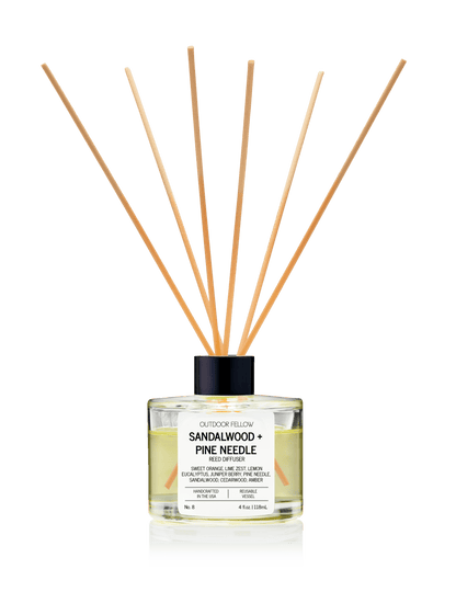 Outdoor Fellow Reed Diffuser Sandalwood and Pine Needle Reed Diffuser