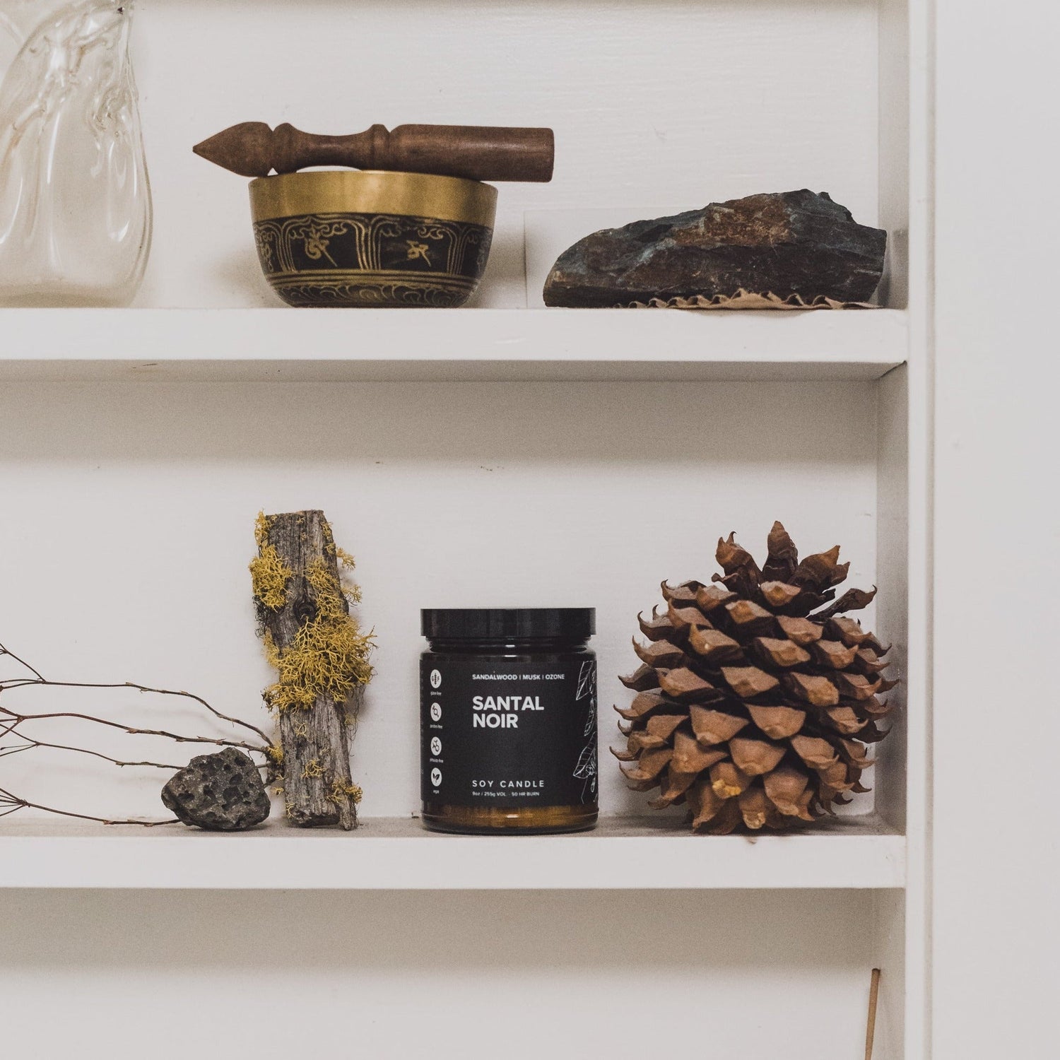 Santal Noir Soy Candle - My American Goods